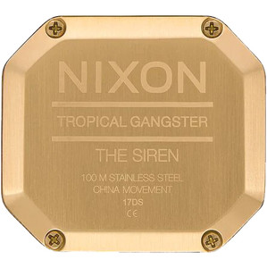 2024 Nixon Siren Surf Ur A1210 - Sort Skildpadde